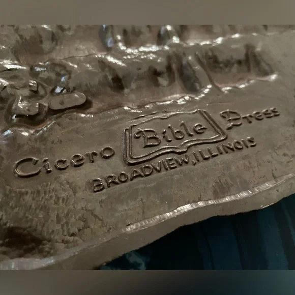 Vintage molded plastic verse plaque - Picture 4 of 7